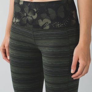 Skinny Groove Pant II, green stripe/butterfly, 4